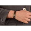 دستبند چرمی کهن چرم طرح گل بوته مدل BR16-11